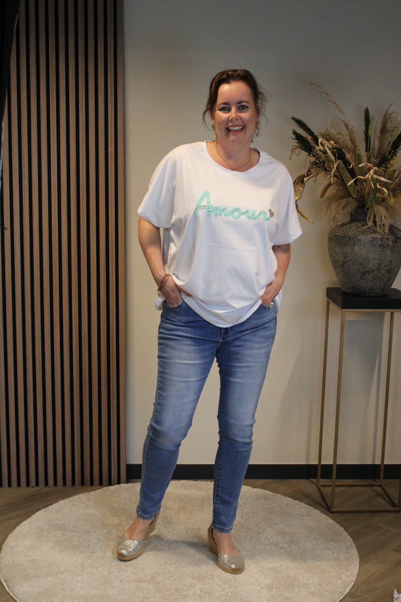 Amour | T-shirt groen 44 t/m 48