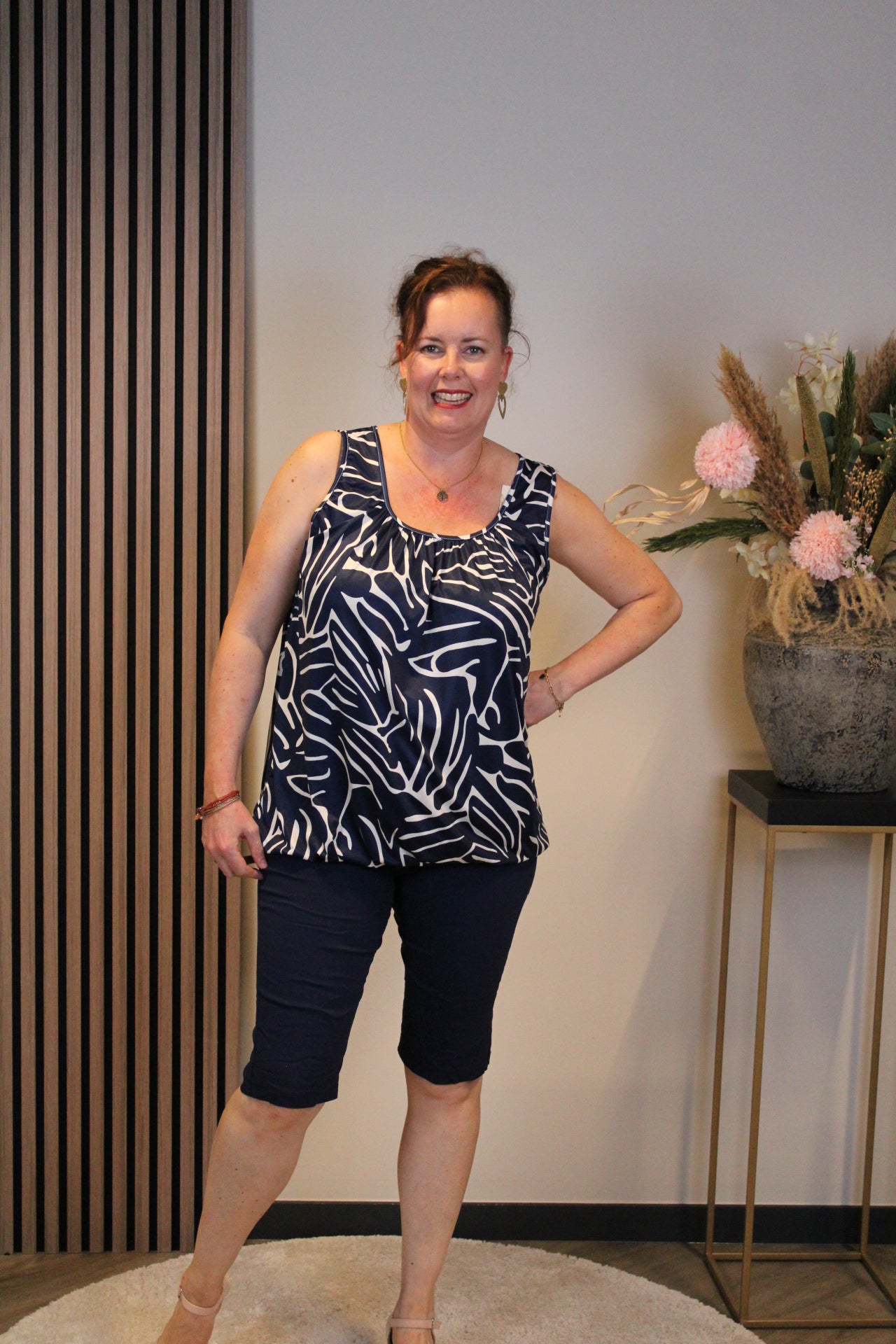 Indy | Broek kort navy 38 t/m 48