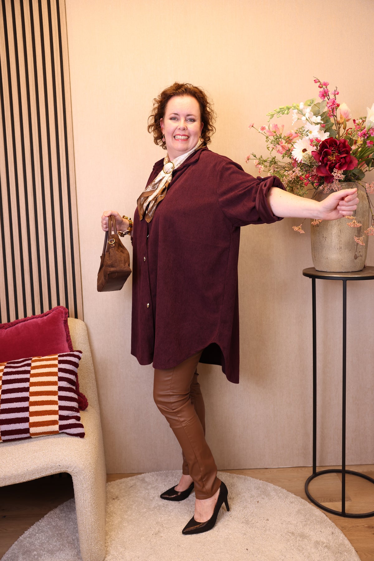 Vera | Tuniek bordeaux