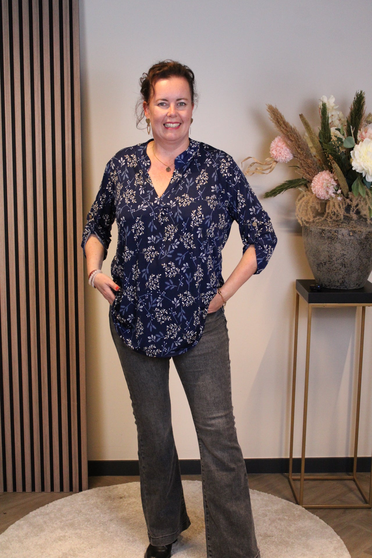 Verena | Blouse lange mouw 48 t/m 52