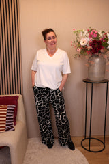 Miriam | Broek zwart met zakken