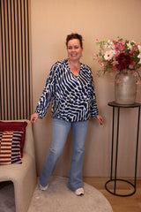 Luna | Ballon top navy