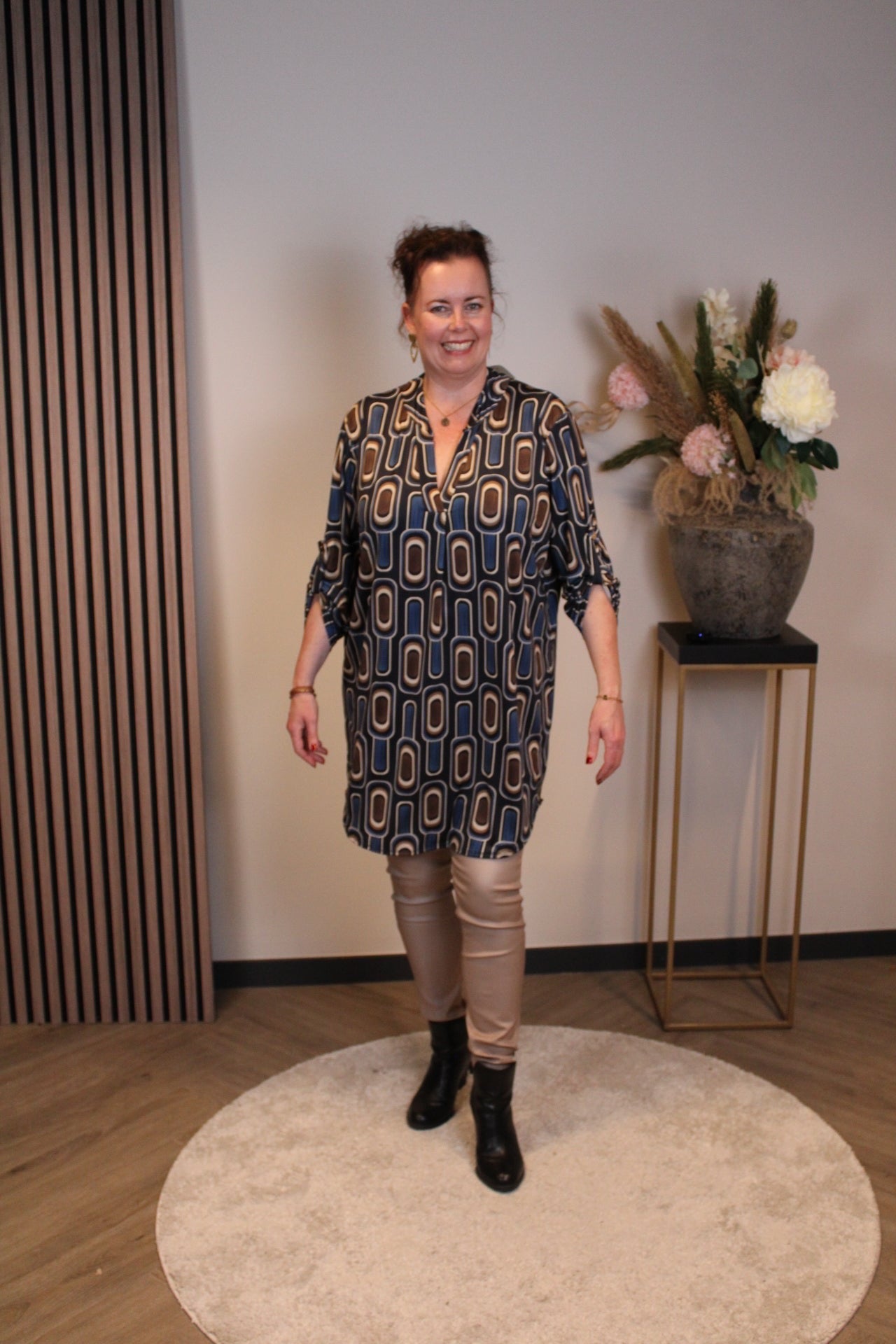 Tineke | Tuniek blauw 48 t/m 52