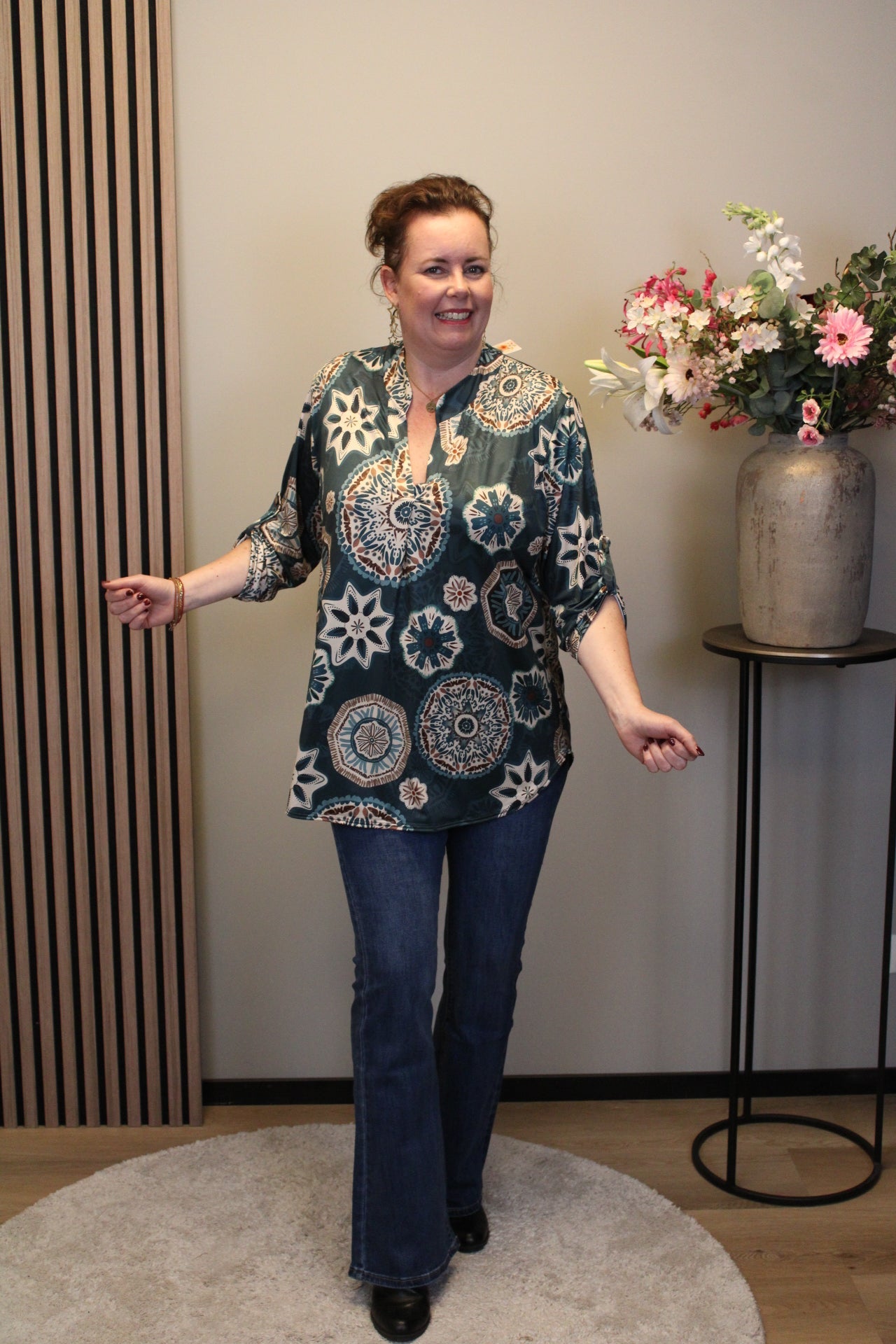 Sabine | Blouse aqua