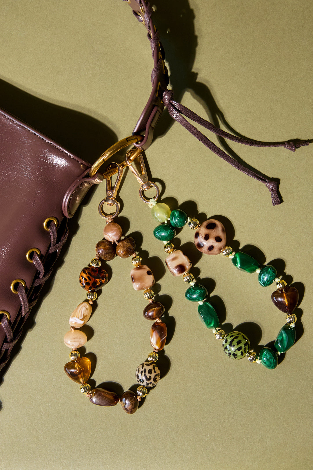 Nina | Telefoonketting abrikoos