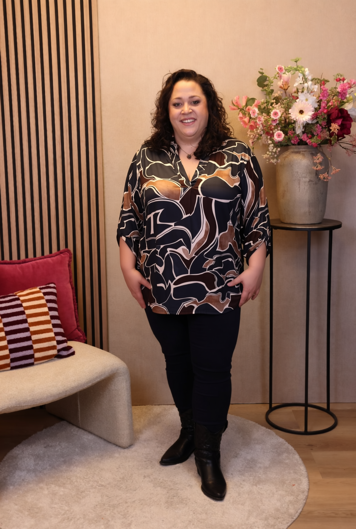 Hila | Blouse blauw