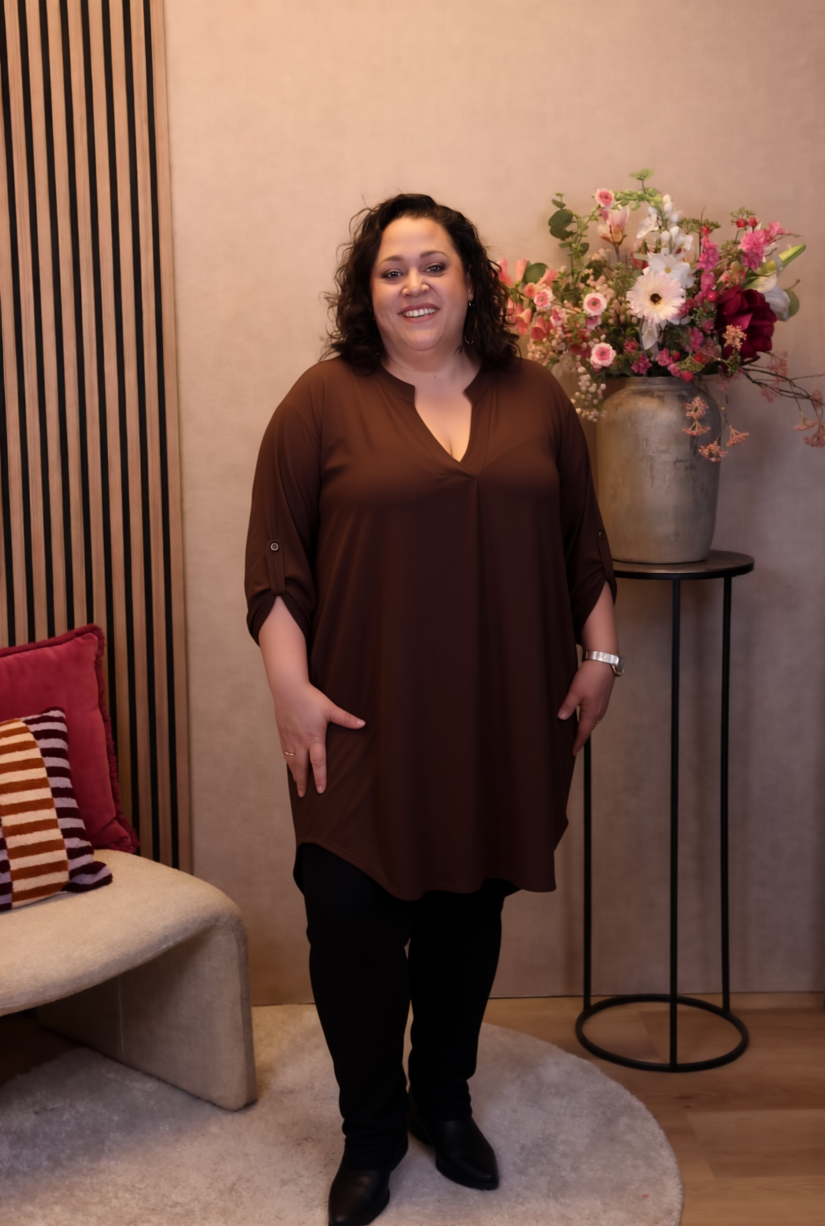 Mila | Tuniek bruin
