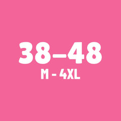 Maat 38 t/m 48