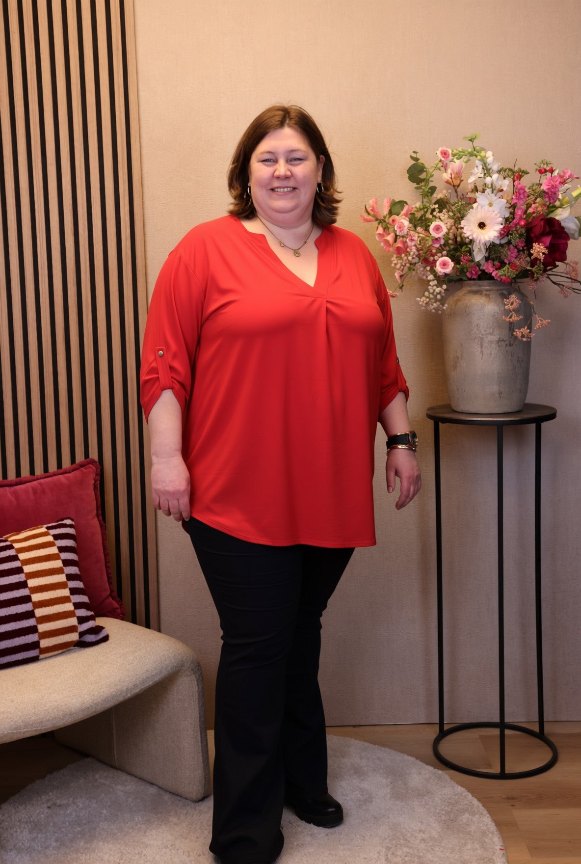 Mara | Blouse rood