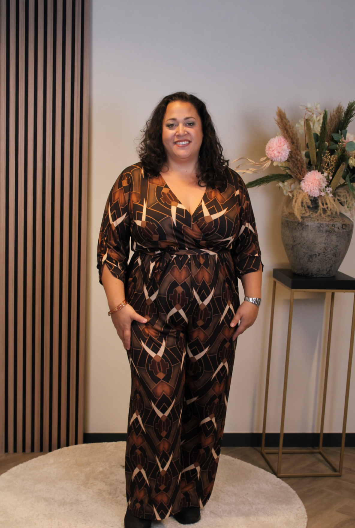 Amira | Jumpsuit bruin