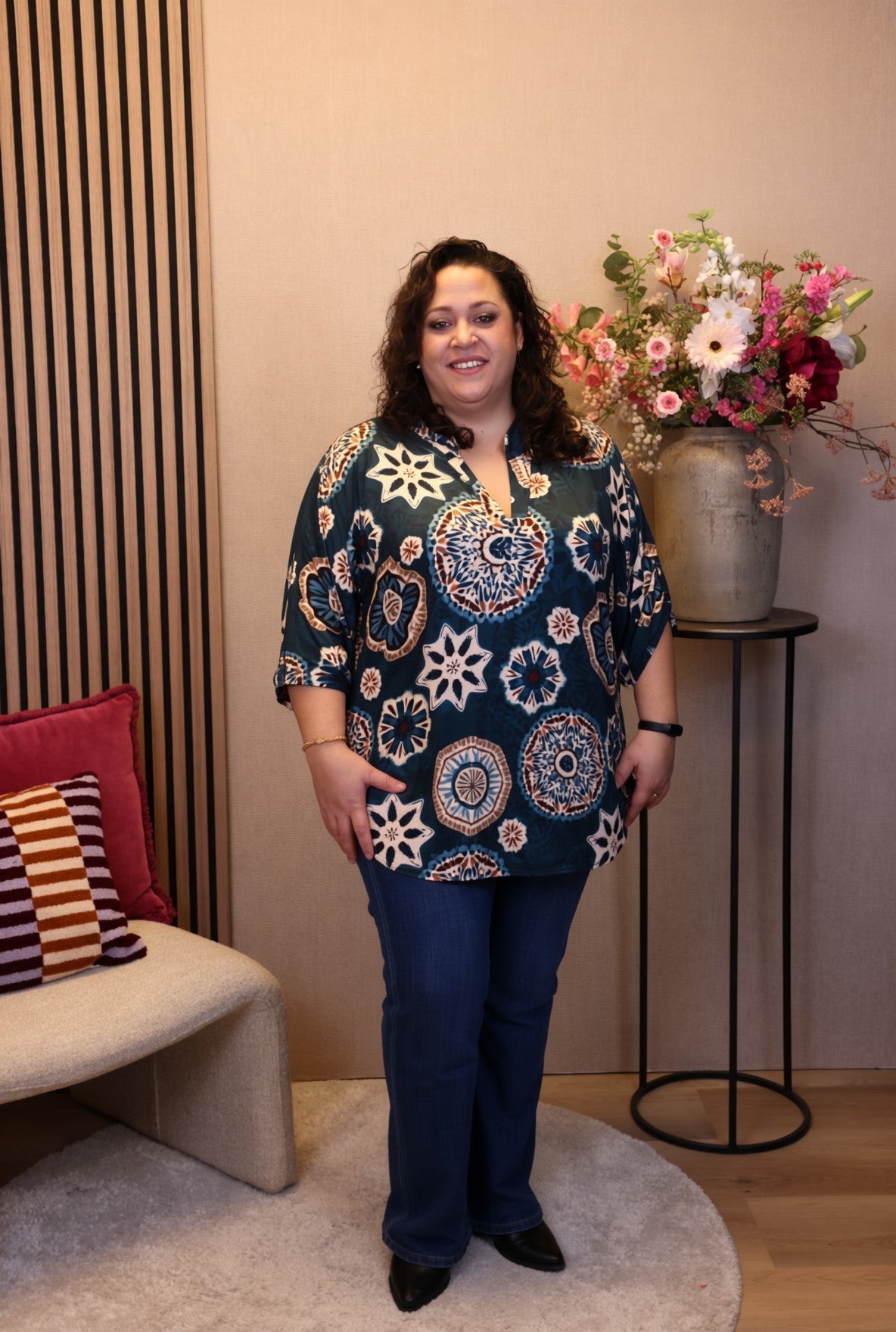 Sabine | Blouse aqua